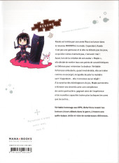 Verso de Bofuri : Je suis pas venue ici pour souffrir alors j'ai tout mis en défense -1- Tome 1