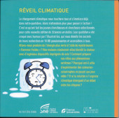 Verso de Sciences en bulles -3- Réveil climatique : l'heure de l'action a sonné !