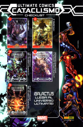 Verso de Ultimate Marvel Especial -4- Ultimate comics cataclismo compendio