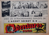 Verso de Aventures et mystère (2e série après-guerre) -36- L'Agent Secret X-9 contre la Fouine