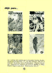 Verso de BD Climax -7- Le dernier des sept