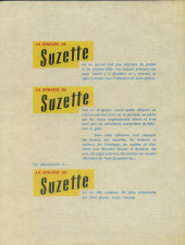 Verso de (Recueil) La semaine de Suzette -581- Album n°13 (du n°1 au n°12)