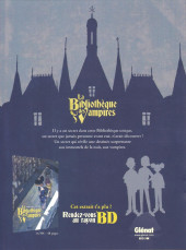 Verso de La bibliothèque des vampires -1Extrait- Tome 1