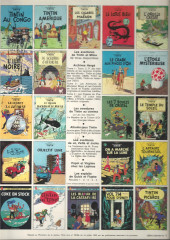 Verso de Tintin (Historique) -11C3bis- Le Secret de la Licorne