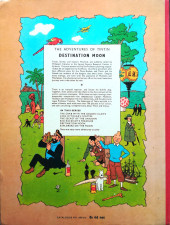 Verso de Tintin (The Adventures of) -16- Destination Moon