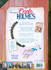 Verso de Les enquêtes d'Enola Holmes -7- Et la barouche noire