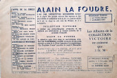 Verso de Alain la Foudre (Collection Victoire) -2- Le masque vert