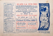 Verso de Alain la Foudre (Collection Victoire) -8- Le boxeur masqué