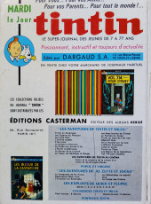 Verso de (Recueil) Tintin (Album du journal - Édition française) -90- Tome 90