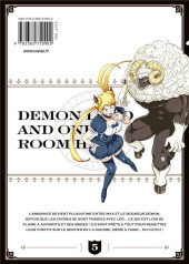 Verso de Demon Lord & One Room Hero -5- Tome 5