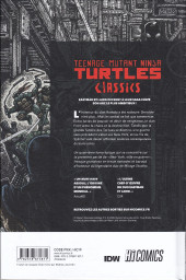 Verso de Teenage Mutant Ninja Turtles Classics -4- New York, ville en guerre