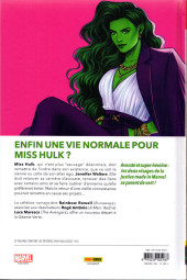 Verso de She-Hulk (100% Marvel) -1- Retour à la vie civile