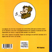 Verso de Las Aventuras de Pablo Tiralíneas -1- Cuarentena
