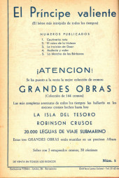 Verso de Príncipe Valiente (Aventuras del) (Editorial Ferma - 1956) -5- La marcha de los bárbaros