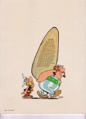 Verso de Astérix (en anglais) -9c1981- Asterix and the Normans