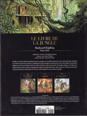 Verso de Les grands Classiques de la Littérature en Bande Dessinée (Glénat/Le Monde 2022)  -19- Le livre de la jungle