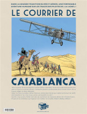 Verso de Le courrier de Casablanca - Tome INT