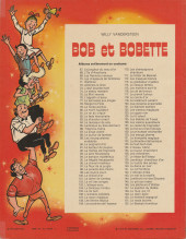 Verso de Bob et Bobette (3e Série Rouge) -116a1975- La clé de bronze