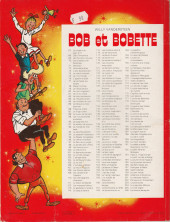 Verso de Bob et Bobette (3e Série Rouge) -188a1986- Adorable Neigeblanche / Le Cœur volant