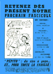 Verso de Pepito (1re Série - SAGE) -17- Pepito à l'île de la tortue 2° épisode
