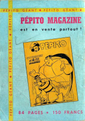 Verso de Pepito (1re Série - SAGE) -116- L'apprenti sorcier