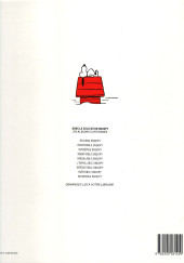 Verso de Peanuts -6- (Snoopy - Dargaud) -9a1988- Invincible Snoopy