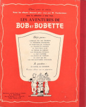 Verso de Bob et Bobette (2e Série Rouge) -12'- Les mousquetaires endiablés