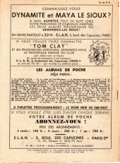 Verso de Les albums de Poche -48- La danse du feu