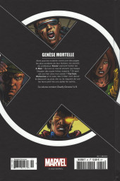 Verso de X-Men - La Collection Mutante -5178- Genèse mortelle
