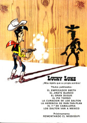 Verso de Lucky Luke (en espagnol - éditeurs divers) -8- Los Dalton van a Mexico