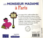 Verso de Les monsieur Madame (Hargreaves) -45- Les Monsieur Madame à Paris
