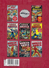 Verso de Marvel Masterworks: Atlas Era Heroes -2- Featuring Human Torch, Captain America & Sub-Mariner