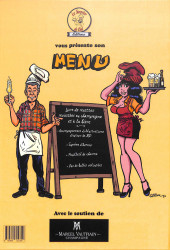 Verso de Bulles Gourmandes -1- Recettes au Champagne et à la bière