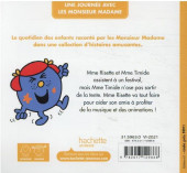 Verso de Les monsieur Madame (Hargreaves) -68- Les Monsieur Madame au festival