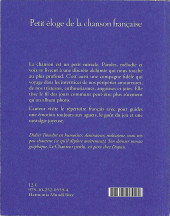 Verso de (AUT) Tronchet - Petit éloge de la chanson française
