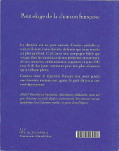 Verso de (AUT) Tronchet - Petit éloge de la chanson française