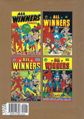 Verso de Marvel Masterworks: Golden Age All-Winners -1- Volume 1