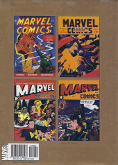 Verso de Marvel Masterworks: Golden Age Marvel Comics -1- Volume 1
