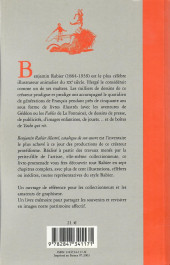 Verso de (AUT) Rabier - Benjamin Rabier illustré. Catalogue de son œuvre