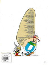 Verso de Astérix (en portugais) -18b1985- Os louros de César