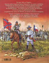 Verso de Avec le général Lee - L'honneur du Sud
