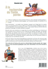 Verso de À la recherche du Tintin perdu