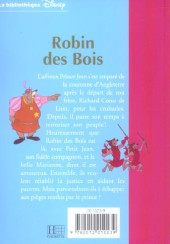 Verso de Walt Disney (Bibliothèque Rose) -a2005- Robin des Bois