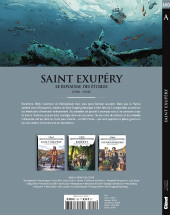 Verso de Les grands Personnages de l'Histoire en bandes dessinées -100- Saint Exupéry : Le royaume des étoiles