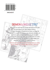 Verso de Demon Lord, retry ! -4- Tome 4