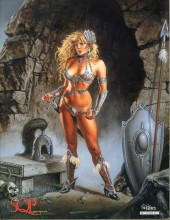 Verso de (AUT) Caldwell, Clyde - Savage Hearts 2 - The Clyde Caldwell Sketchbook