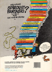 Verso de Spirou et Fantasio -8b1984- La mauvaise tête