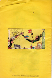 Verso de Gaston (Hors-série) -1990- Pif gags - Gaffes en gros
