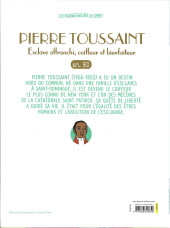 Verso de Pierre Toussaint - Esclave affranchi, coiffeur et bienfaiteur en BD
