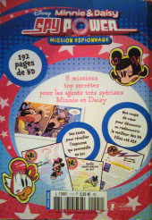 Verso de Disney Girl (Hors-série) -1- Minnie & Daisy - Spy Power : Mission espionnage